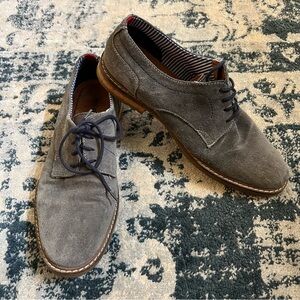 Ben Sherman Suede Oxford Men’s Shoes, 8.5, Grey